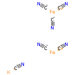 C6Fe2KN6 structure