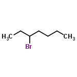 C7H15Br structure