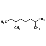 C10H22 structure