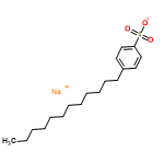 C18H29NaO3S structure