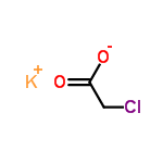 C2H2ClKO2 structure