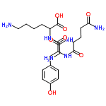 C22H34N6O7 structure