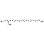 C16H34 structure