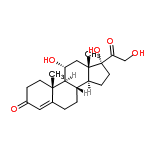 C21H30O5 structure