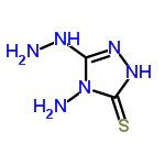 C2H6N6S structure