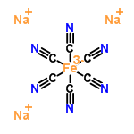 C6FeN6Na3 structure