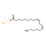 C18H31NaO2 structure