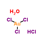 H3AuCl4O structure