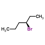 C6H13Br structure