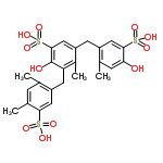 C24H26O11S3 structure