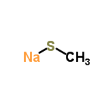 CH3NaS structure