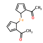 C14H14FeO2 structure