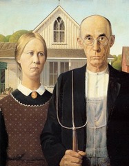 American Gothic/ Grant Wood