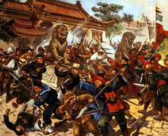 Nationalistic feelings grow in China. Explain Taiping Rebellion and Boxer Rebellion.