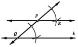 Parallel line through a point construction
