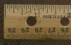 ruler or meter stick
