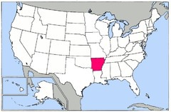 What state is to the north of Louisiana?