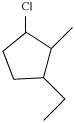 1-Chloro-3-ethyl-2-methylcyclopentane