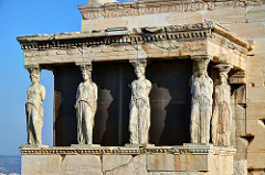 Porch of the Caryatids, Erechtheum, Acropolis, Athens