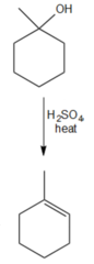 What reagent could you use to convert 1-methylcyclohexanol to 1-methylcyclohexene?