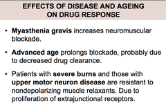 Effects of disease and aging on drug response