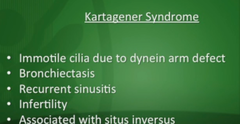 *Kartagener's syndrome*