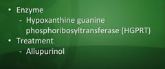 Lesch-Nyhan syndrome: findings?