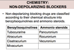 Neuromuscular blockers