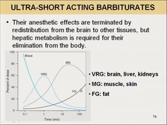 These 2 ultra-short acting barbiturates are used for induction of anesthesia and for short surgical procedures
