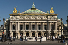 Figure 27-45 CHARLES GARNIER, the Opera, Paris, France, 1861-1874. Neo-Baroque facade