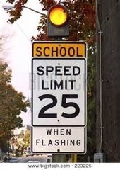 School Speed Limit When Flashing