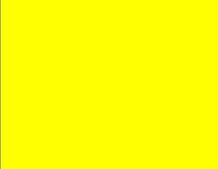 Used as background color for warning signs and school signs Means: Caution,be alert,prepare to slow down