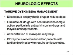 Which antipsychotic is recommended for patients with tardive dyskinesia who require antipsychotics?