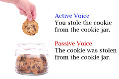 active voice VS. passive voice.