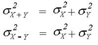 Effect of adding/changing units of independent random variables on mean and std deviation