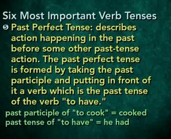 Perfect tense