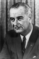 What did President Johnson declare?