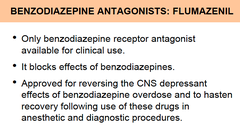 What drug is used to treat overdose of benzodiazepines