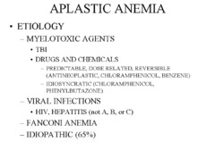 Aplastic Anemia What is it