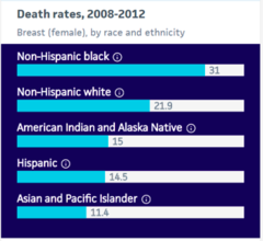 Breast Cancer Race and Ethnicity Death Rates