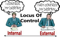 People with an internal control orientation believe that outcomes are determined by events or forces that are outside their personal control.