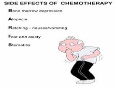 Side effects from chemotherapeutic agents result from what?