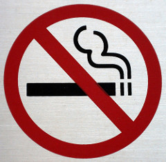 The annual death rate from lung cancer among non-smokers is _____ deaths per 100,000 people.
