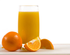 El jugo de naranja