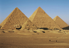 Great Pyramids of Giza, 4th Dynasty, limestone, Giza, Egypt