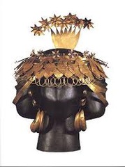 Headdress of Queen Puabi, ANCIENT NEAR EAST BRONZE AGE, Philadelphia