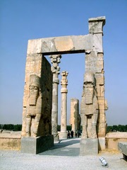 Persepolis, IRON AGE, (Apadana Hall, Gate of All Nations and Staircase), Iran