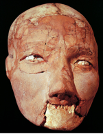 Plastered Skull, NEOLITHIC, plaster, skull, Jericho