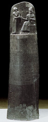 Stele of Hammurabi, ANCIENT NEAR EAST BRONZE AGE, diorite, Louvre, Paris