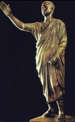 (The Orator), Hellenistic, Florence, bronze